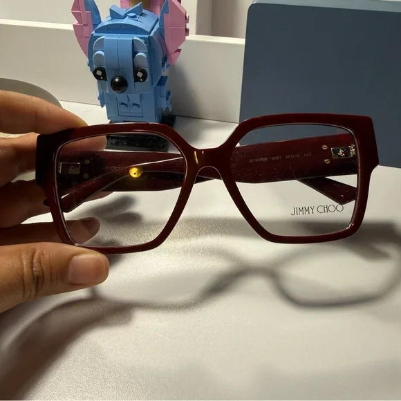 Brand new!! Jimmy Choo 3032B burgundy frames - Picture 3 of 7
